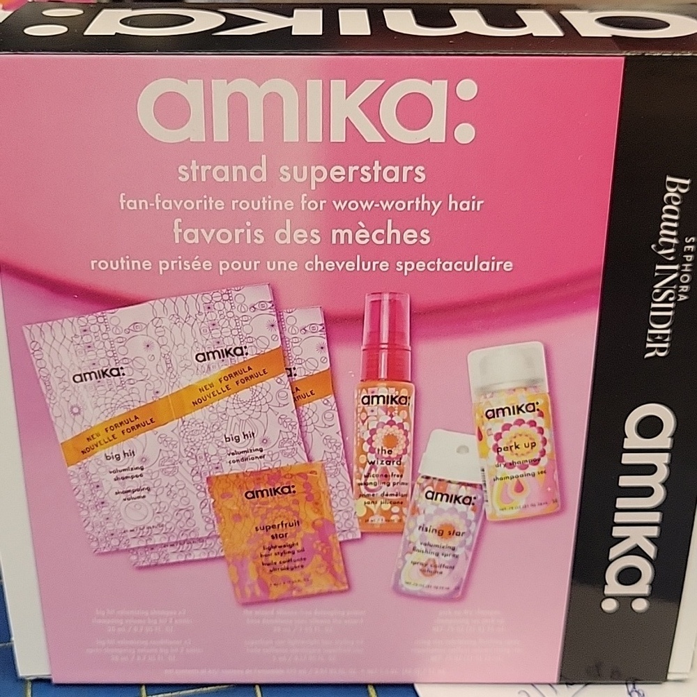 Sephora Beauty Insider Amika Strand Superstars Set New Sealed Box